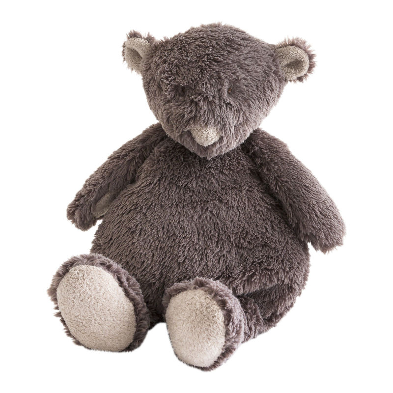  - noann lours - peluche l marron foncé 40 cm 